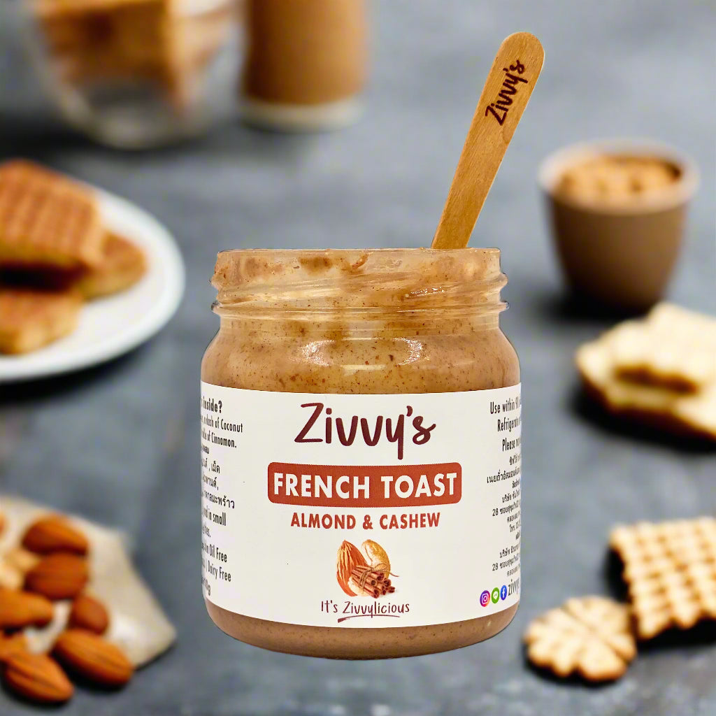 French Toast With Almonds, Cashews and Warm Cinnamon Comfort | Zivvy's