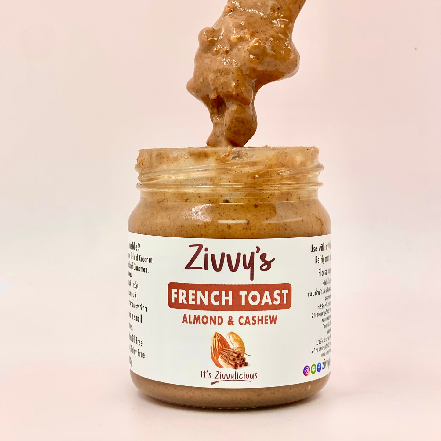 French Toast With Almonds, Cashews and Warm Cinnamon Comfort | Zivvy's