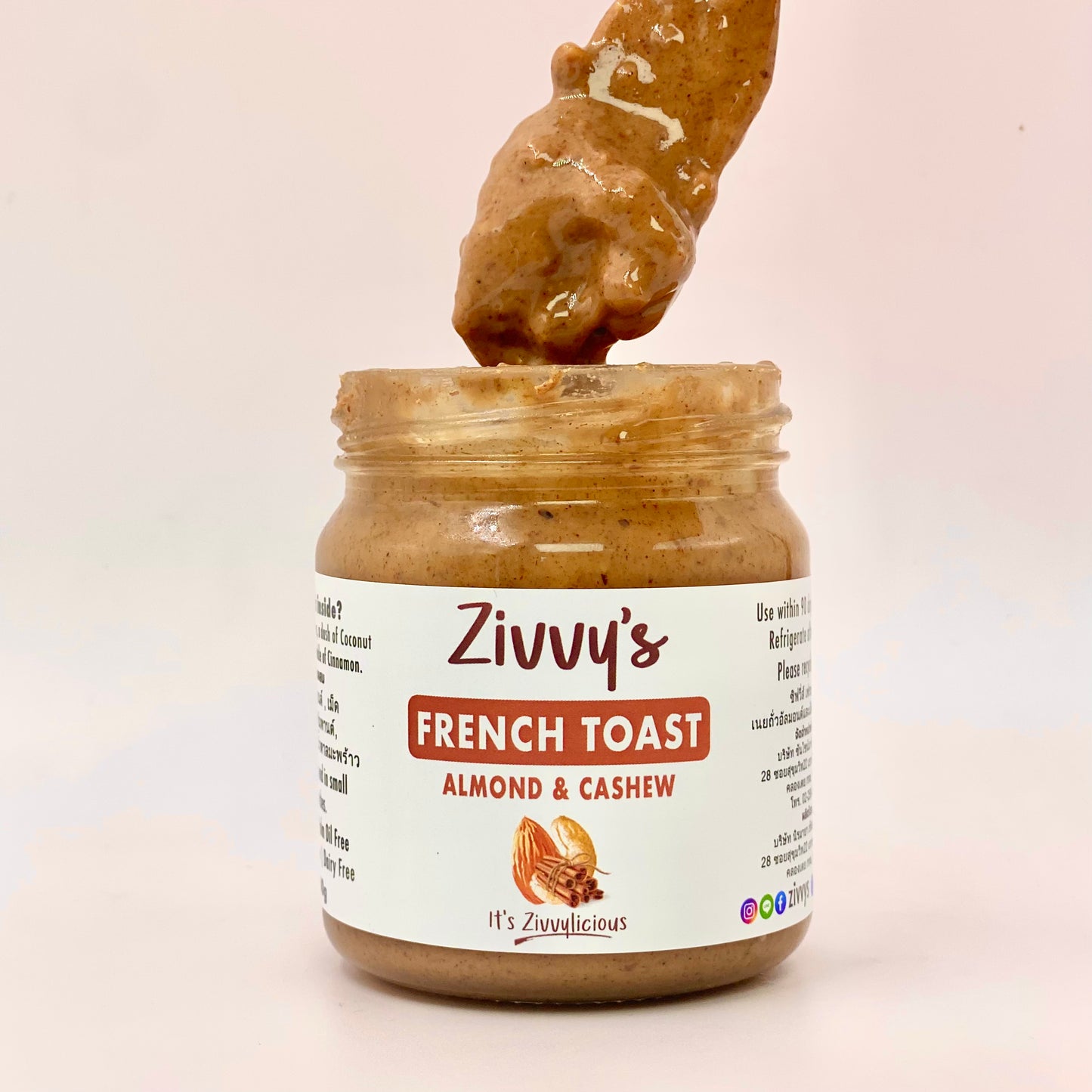 French Toast With Almonds, Cashews and Warm Cinnamon Comfort | Zivvy's