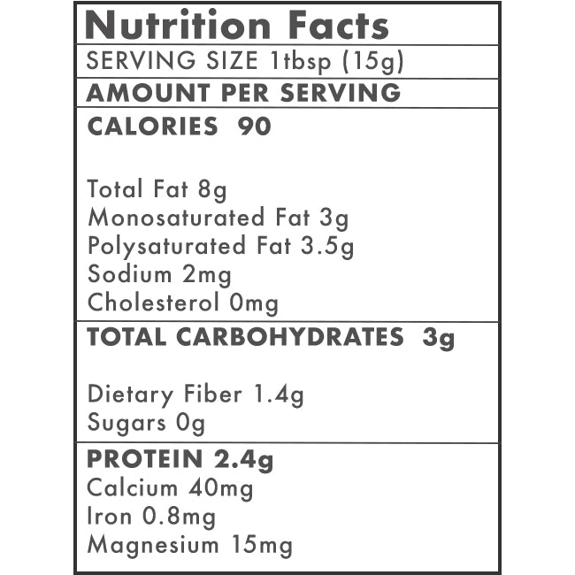 Tahini - White Sesame | 100% Pure Stone-Ground for Rich Flavor and Versatility | Zivvy's