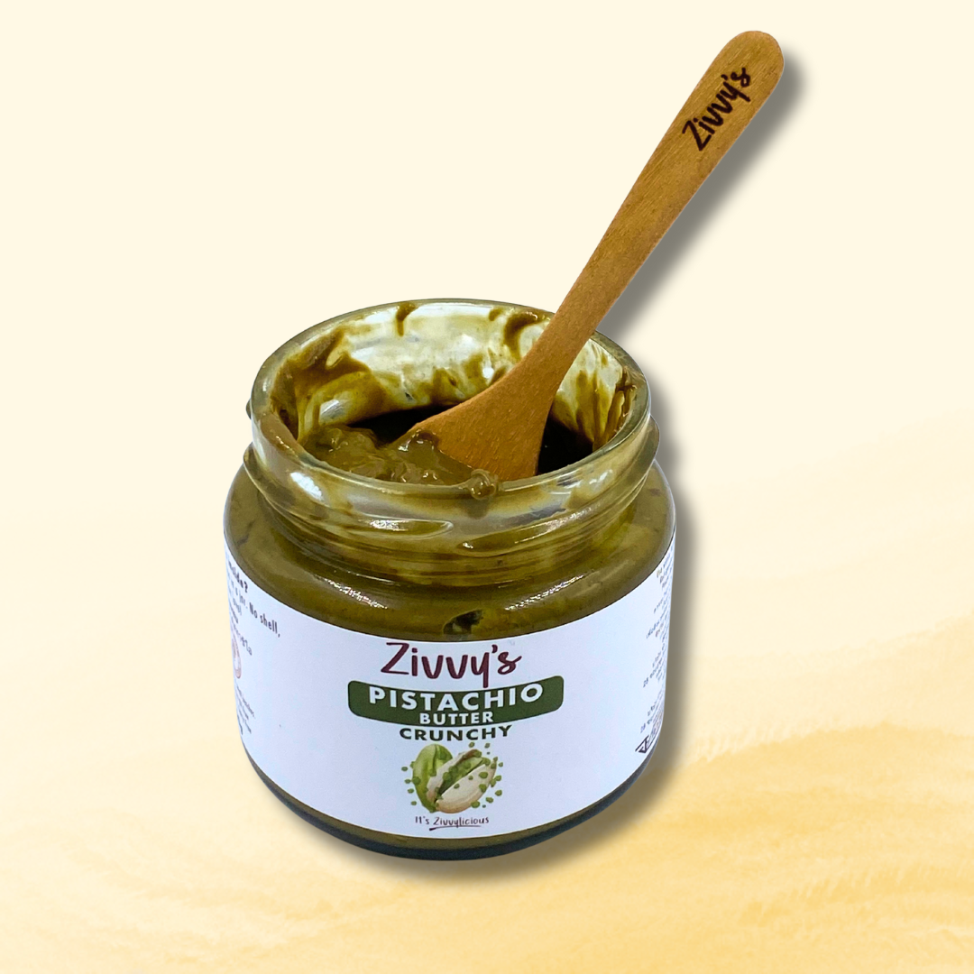 Crunchy Pistachio Butter – Handcrafted, 100% Pistachios, No Additives | Zivvy's