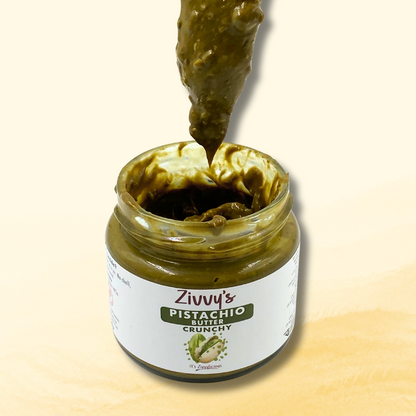 Crunchy Pistachio Butter – Handcrafted, 100% Pistachios, No Additives | Zivvy's