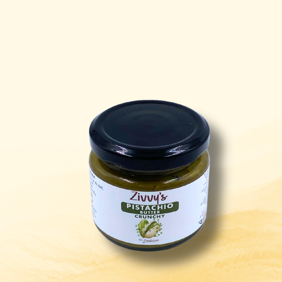 Crunchy Pistachio Butter – Handcrafted, 100% Pistachios, No Additives | Zivvy's