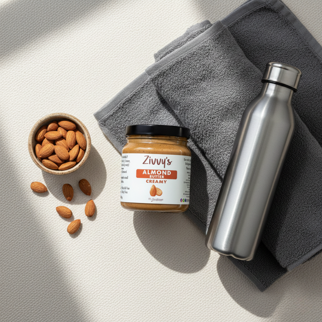 Creamy Almond Butter – Stone-Ground, Roasted Almonds, No Additives | Zivvy's