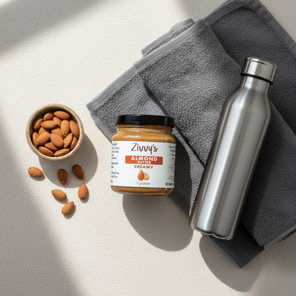 Creamy Almond Butter – Stone-Ground, Roasted Almonds, No Additives | Zivvy's