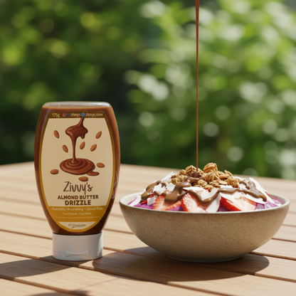 Almond Butter Drizzle | Zivvy's