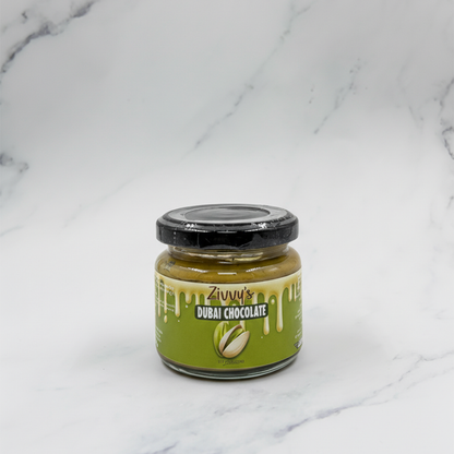 Pistachio Dubai Chocolate with White and Dark Chocolate and Roasted Shredded Coconut as Kunafa | Zivvy's