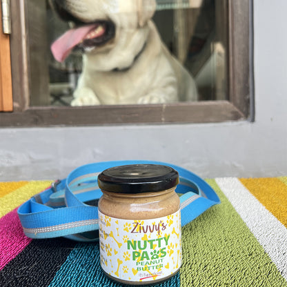 Nutty Paws for Dogs - Peanut Butter with Pumpkin Seeds & Chia Seeds | Zivvy's