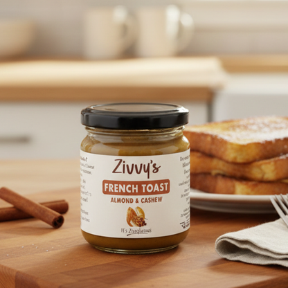 French Toast With Almonds, Cashews and Warm Cinnamon Comfort | Zivvy's