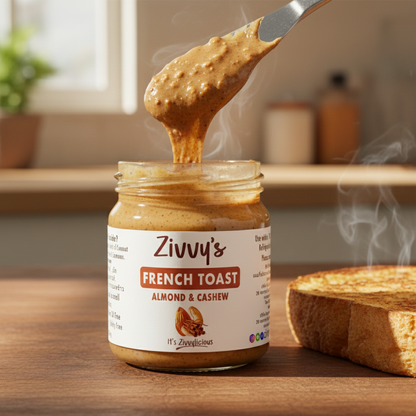 French Toast With Almonds, Cashews and Warm Cinnamon Comfort | Zivvy's