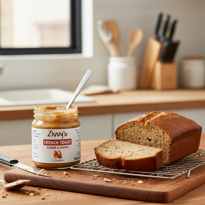 French Toast With Almonds, Cashews and Warm Cinnamon Comfort | Zivvy's