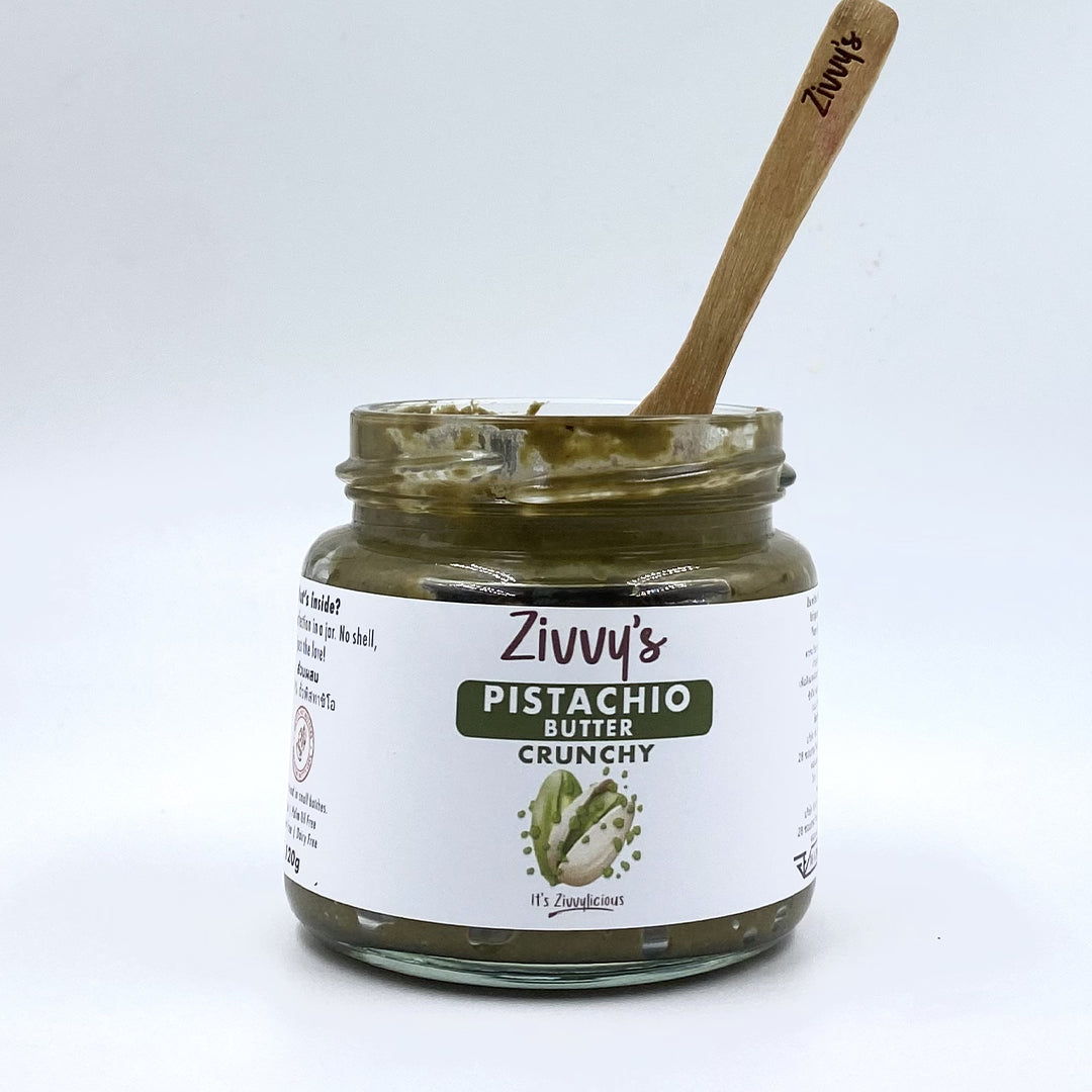 Crunchy Pistachio Butter – Handcrafted, 100% Pistachios, No Additives | Zivvy's