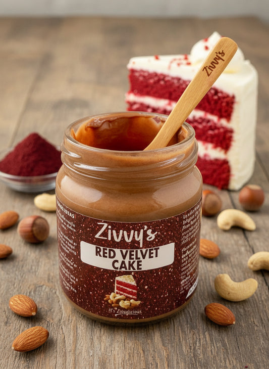 Decadent Red Velvet Cake Made With Almond, Cashew, Hazelnut Butter | Zivvy's