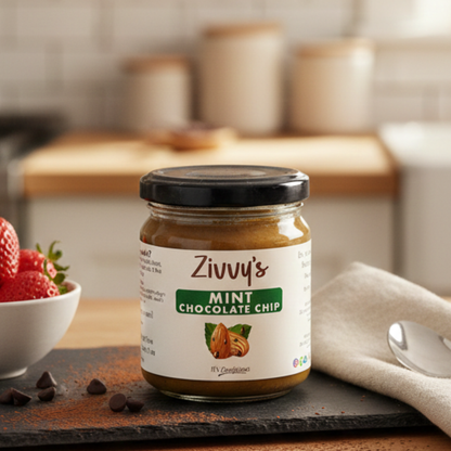 ช็อกโกแลตมิ้นต์ชิพกับอัลมอนด์ | Zivvy's