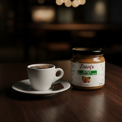 ช็อกโกแลตมิ้นต์ชิพกับอัลมอนด์ | Zivvy's