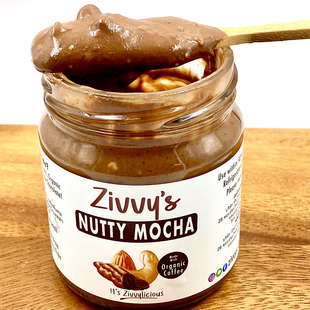 Nutty Mocha with Almond, Cashew, Pecan and Organic Coffee | Zivvy's