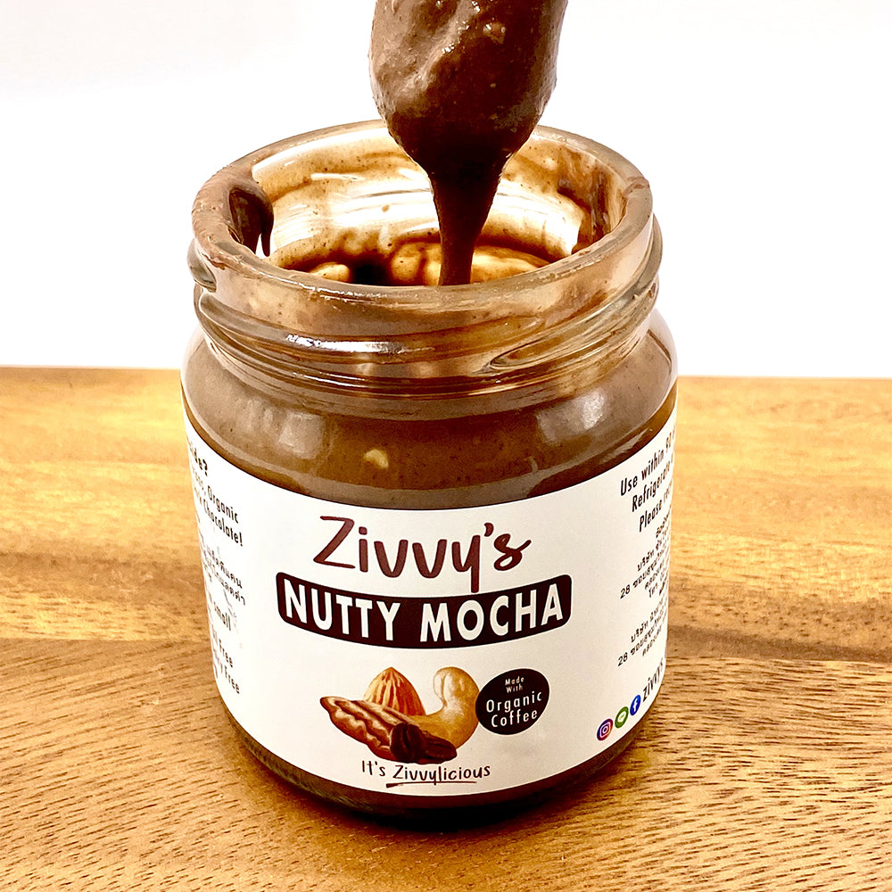 Nutty Mocha with Almond, Cashew, Pecan and Organic Coffee | Zivvy's