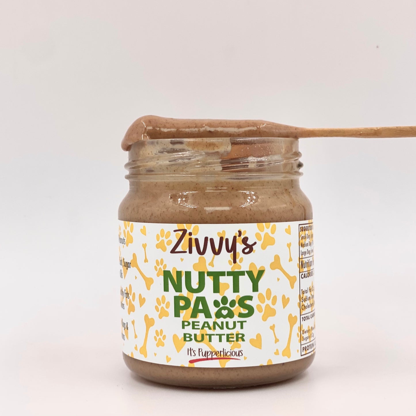 Nutty Paws for Dogs - เนยถั่วลิสงผสมเมล็ดฟักทองและเมล็ดเจีย | Zivvy's