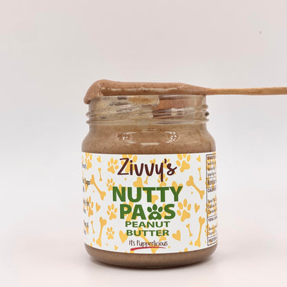 Nutty Paws for Dogs - เนยถั่วลิสงผสมเมล็ดฟักทองและเมล็ดเจีย | Zivvy's