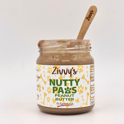 Nutty Paws for Dogs - เนยถั่วลิสงผสมเมล็ดฟักทองและเมล็ดเจีย | Zivvy's
