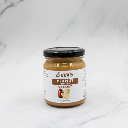 Creamy Peanut Butter – Stone-Ground, All-Natural, No Additives | Zivvy's