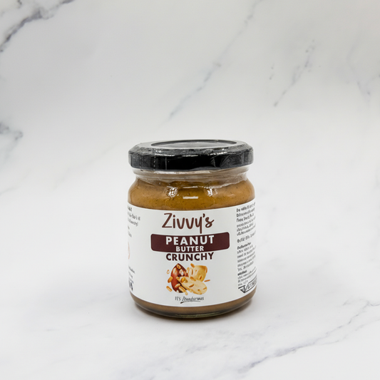Crunchy Peanut Butter – Roasted Peanuts, No Additives, Extra Crunch | Zivvy's