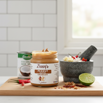 เนยถั่วลิสงกรอบ – ถั่วลิสงคั่ว ไม่มีสารเติมแต่ง กรุบกรอบพิเศษ | Zivvy's