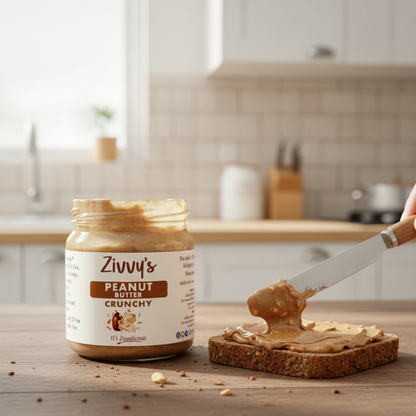 เนยถั่วลิสงกรอบ – ถั่วลิสงคั่ว ไม่มีสารเติมแต่ง กรุบกรอบพิเศษ | Zivvy's