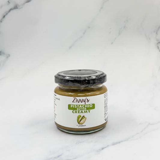 เนยพิสตาชิโอเนื้อครีม – เข้มข้นและครีมมี่ ทำด้วยมือ พิสตาชิโอแท้ ไม่มีสารเติมแต่ง | Zivvy's