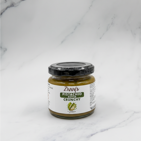 เนยพิสตาชิโอกรุบกรอบ – ทำด้วยมือ ทำจากพิสตาชิโอ 100% ไม่มีสารเติมแต่ง | Zivvy's