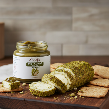 เนยพิสตาชิโอกรุบกรอบ – ทำด้วยมือ ทำจากพิสตาชิโอ 100% ไม่มีสารเติมแต่ง | Zivvy's