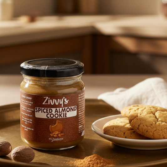 คุกกี้สเปรดอัลมอนด์รสเผ็ดร้อนสไตล์บิสคอฟ | Zivvy's