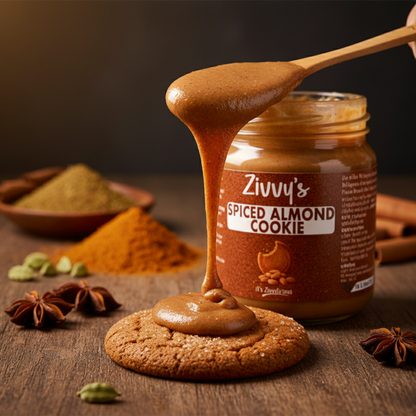 คุกกี้สเปรดอัลมอนด์รสเผ็ดร้อนสไตล์บิสคอฟ | Zivvy's