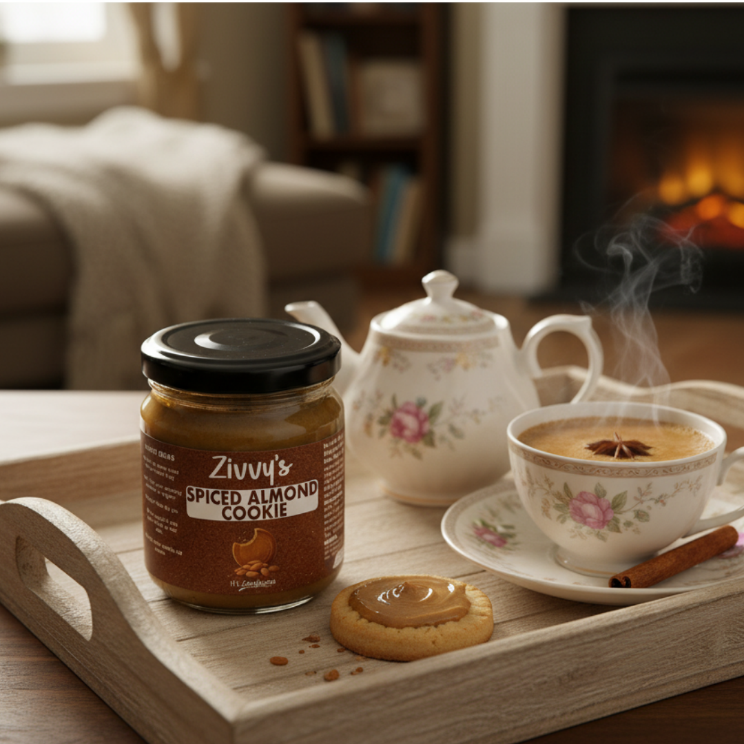 คุกกี้สเปรดอัลมอนด์รสเผ็ดร้อนสไตล์บิสคอฟ | Zivvy's
