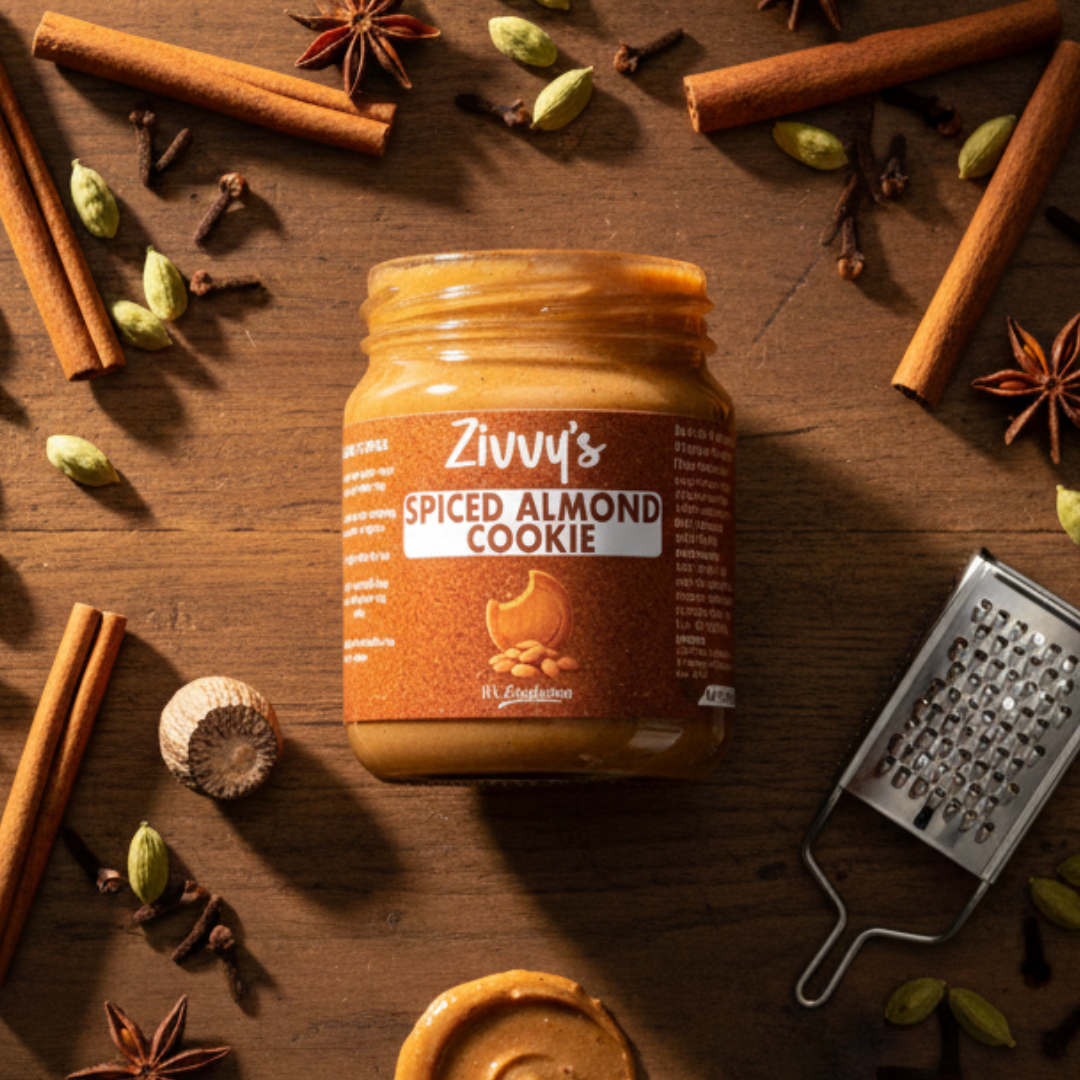 คุกกี้สเปรดอัลมอนด์รสเผ็ดร้อนสไตล์บิสคอฟ | Zivvy's