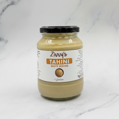 Tahini - White Sesame | 100% Pure Stone-Ground for Rich Flavor and Versatility | Zivvy's