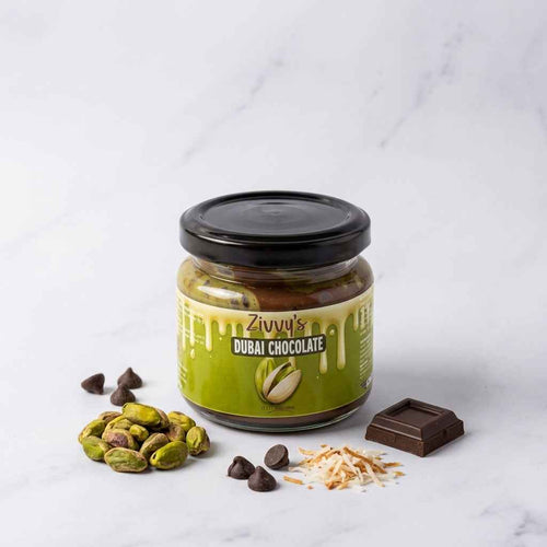 Zivvy's Pistachio Dubai Chocolate spread