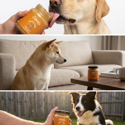 Nutty Paws for Dogs - เนยถั่วลิสงผสมเมล็ดฟักทองและเมล็ดเจีย | Zivvy's