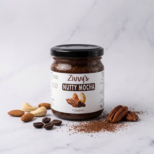 Nutty Mocha with Almonds, Cashews & Pecans