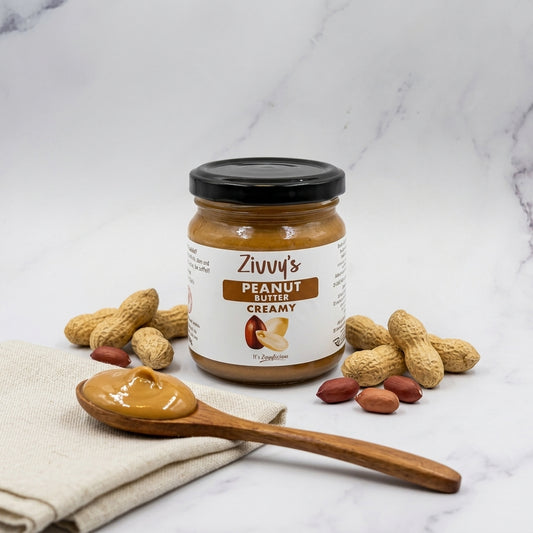 Creamy Peanut Butter – Stone-Ground, All-Natural, No Additives | Zivvy's