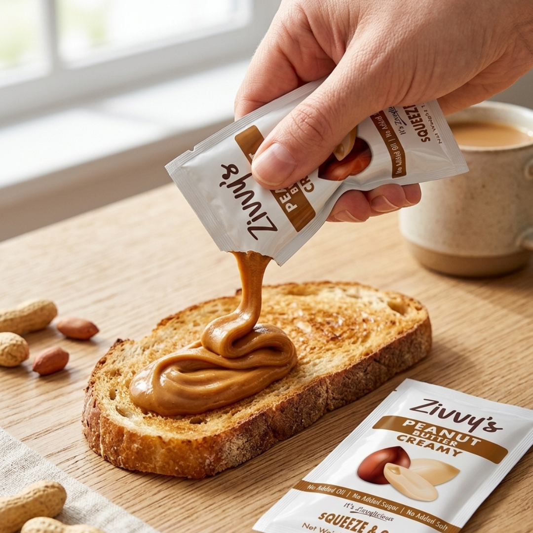 Peanut Butter - Creamy Sachet (32g each)