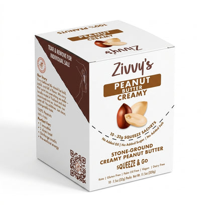 Peanut Butter - Creamy Sachet (32g each)