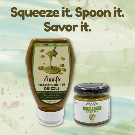 Pistachio Butter Duo - Drizzle and Spread | Zivvy's